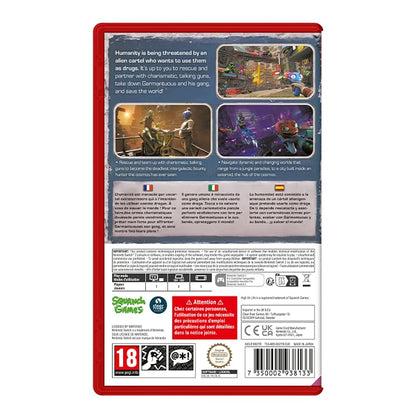 High on Life Switch 2 Edition game cartridge by Clear River Games for Nintendo Switch, showing the game case and artwork.