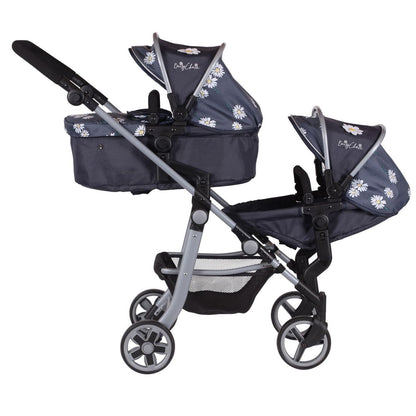 Daisy Chain Pinnacle Double Dolls Pram – The largest Dolls Pram in the World! Adjustable handle up to 95cm. For 7,8,9,10,11,12,13 years+. (Daisy Dot)