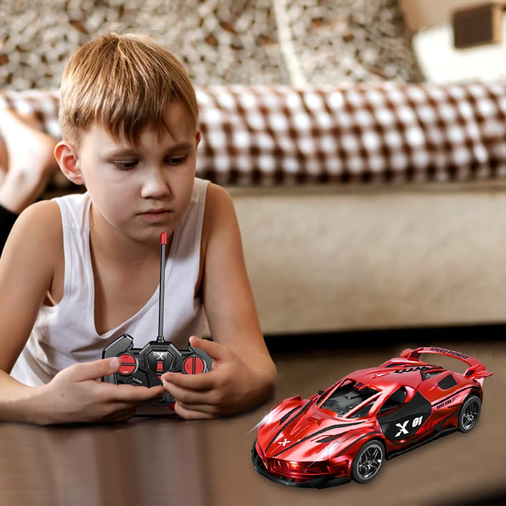 HATFRYF RC Drift Car, Cool Electric Remote Control Car, 1:22 Remote Control, Kids Toy Vehicle, Model Toy for Boys - Driftable, Gifts for Kids Boys