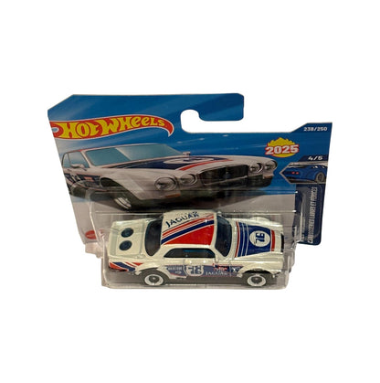 Hot Wheels Jaguar XJC V12 Coupe (HYW54) - White with Bilstein & Motul Racing Paint - Wild Widebody Series 4/5 - 2025 - 1:64 Scale - Officially Licensed by Jaguar