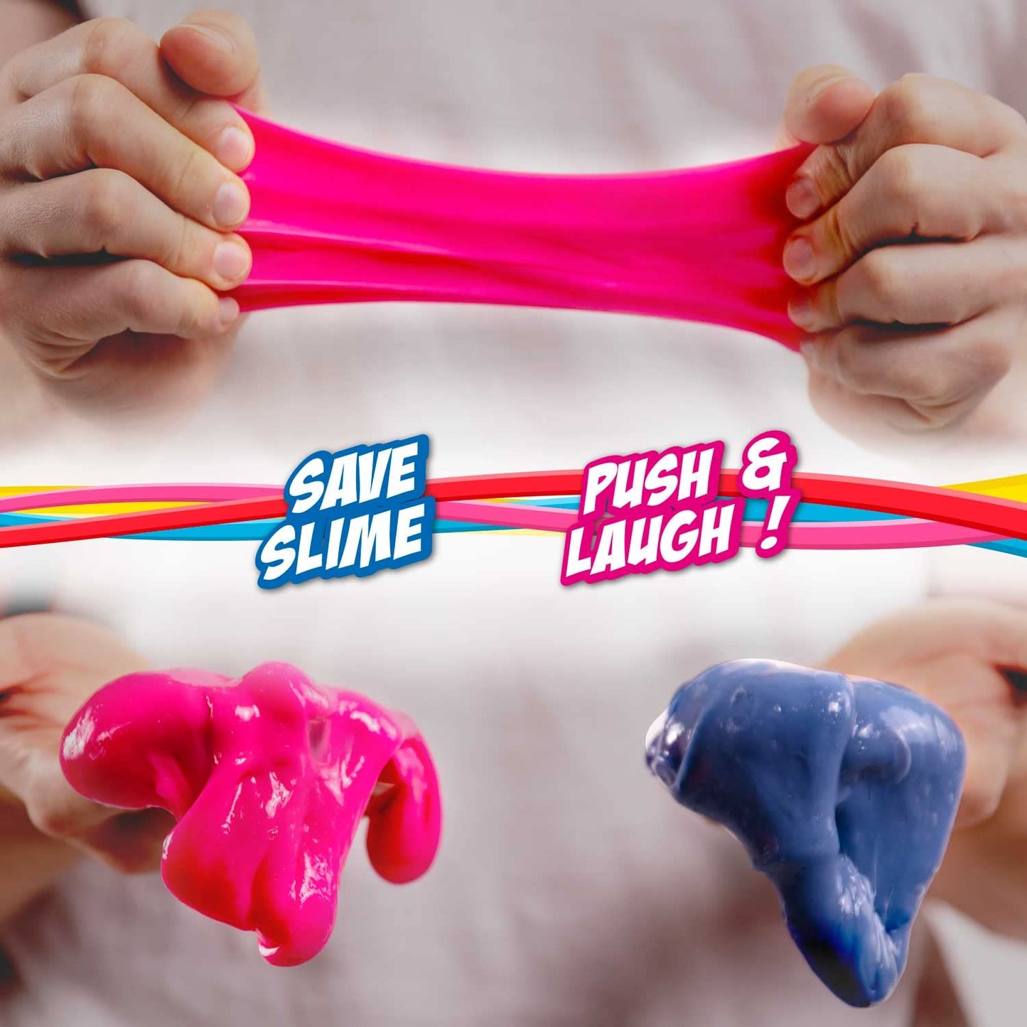 Colorful CRAZE Magic Slime Pooupsie Noise 3-pack with squishy, non-toxic slime toys for kids aged 3+ in vibrant play dough styles.