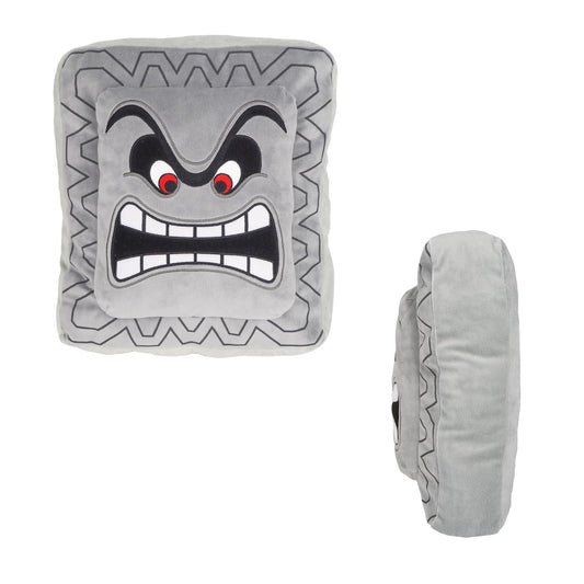 Nintendo Together+ - Super Mario Plush Toy - Thwomp 37 cm, Grey