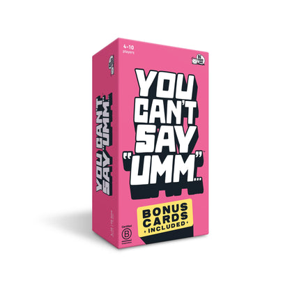 Big Potato You Can't Say UMM: A Party Game for Family and Adults, Fast-Paced Family Word Game, Bonus Content Included | Perfect for Christmas