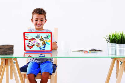 LEXIBOOK, Paw Patrol, Educational and Bilingual Laptop French/English, Toy for Child Kid (Boys & Girls), 124 Activities, Learn Play Games and Music, Red/Blue, JC598PAi1
