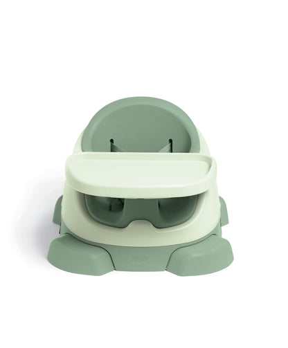 Mamas & Papas Baby Bug Booster Seat For Dining, Detachable Tray, Harness, Adjustable Seat and Non-Slip Feet, Eucalyptus