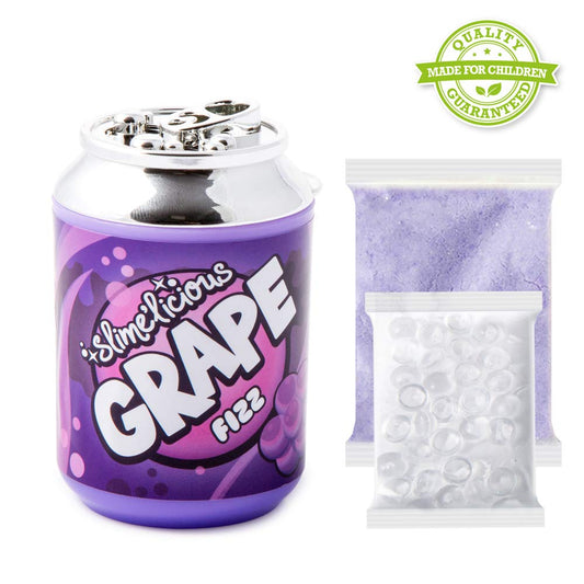 So Slime DIY Slimelicious Shaker with colorful slime and decorations, showing various scented slime styles for kids' craft activity.