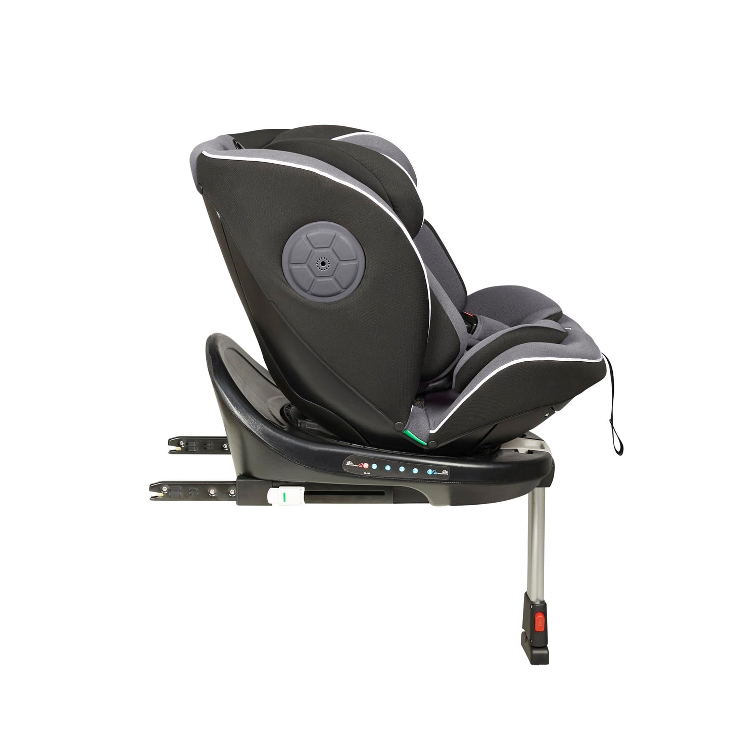 Ickle Bubba Radial i-Size Plus 360 Spin Car Seat – ISOFIX, Birth to 150cm (Approx. 12 yrs*), 360 Rotation, Rear and Forward Facing, Memory Foam Headrest and Side Impact Protection (Dark Grey)