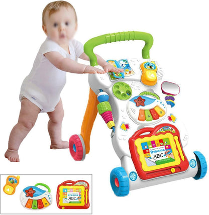 M.J COMFY-LIFE baby walking toy with music, activity features, and push walker function for early walking and learning development.