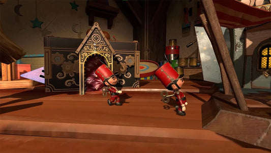 Nintendo Switch Tin Hearts toy adventure game by Wired Productions featuring charming steampunk-inspired characters and puzzle scenes.