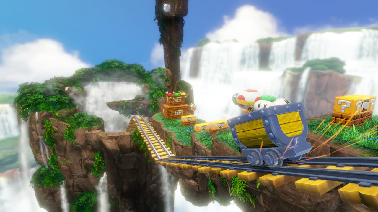 Nintendo Captain Toad: Treasure Tracker game for Nintendo Switch, featuring colorful game cover with Captain Toad on a treasure-filled adventure.