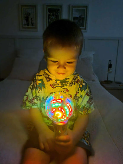 LoveHugs Musical Light Up Wand - Sensory Lights For Autism - Sensory Toys For Autism - Autistic Toy - Magic Wands For Kids