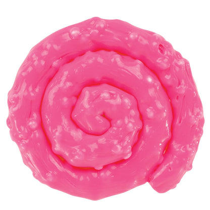 Crazy Aaron's Sponge Putty in pink multi-color, shown in a 4-inch tin, colorful sensory therapy toy for kids and adults.
