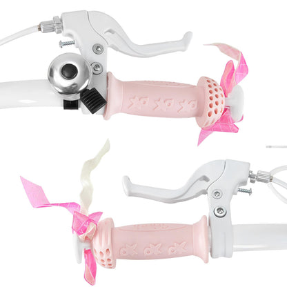 STITCH Unicorn 14 Inch Girls Bike for 3-5 Years Old Kids, 14 Inch Girls Bike with Basket& Doll Seat,Pink