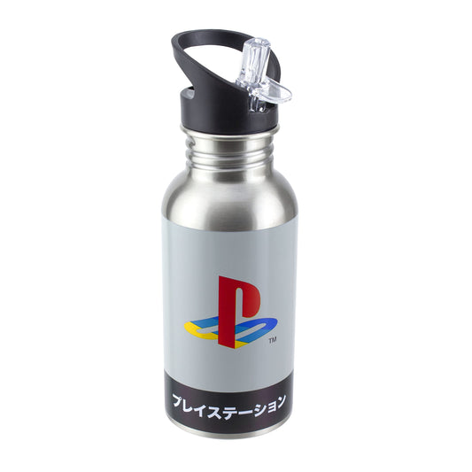 PlayStation Paladone Heritage Stainless Steel Water Bottle, 500 ml, 16.9 fl oz, Multicolored