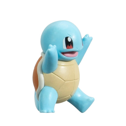 Pokémon Clip 'N' Go Squirtle figure with Poké Ball accessory, showing detailed 2-inch battle figure ready for action.