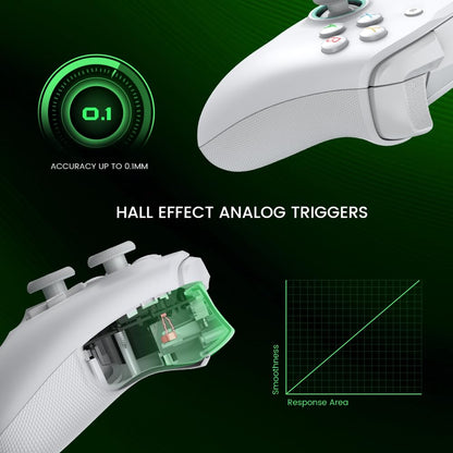 GameSir G7 SE Xbox One controller with hall effect sticks, visible buttons, thumbsticks, triggers, and 3.5mm earphone port for gaming.