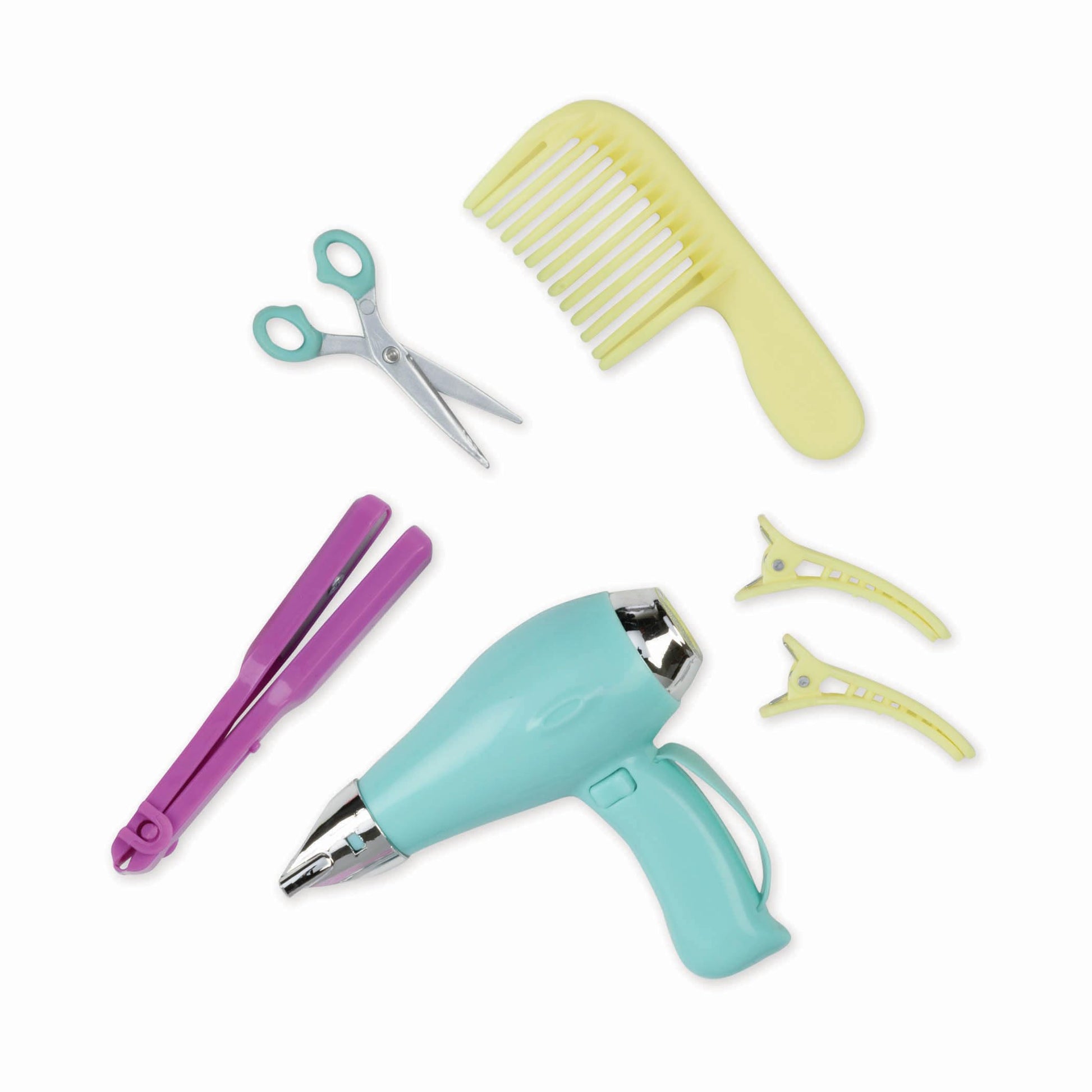 Lilac salon chair for 18-inch dolls, part of Our Generation hair play styling accessory set.