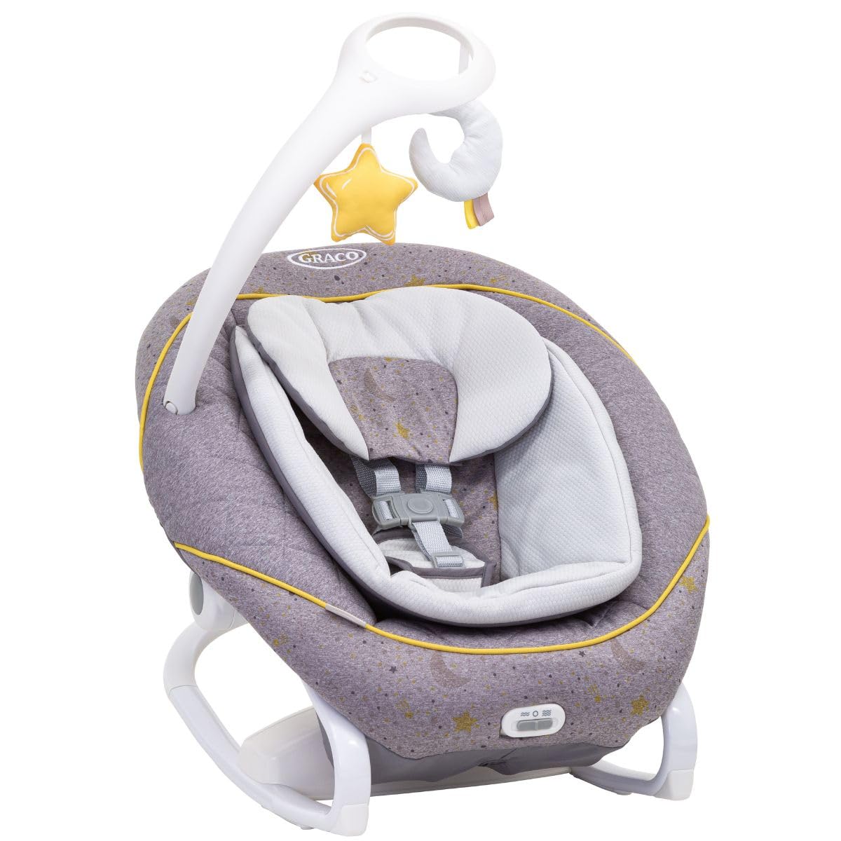 Graco All Ways Soother baby swing and rocker with starry pattern, adjustable swing speed, vibration, suitable for newborns to 6 months