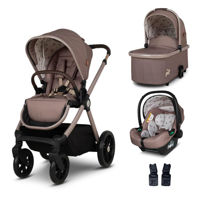 Cosatto Giggle 4 travel system with pram, pushchair, infant car seat, raincover, compact fold, suitable for babies to 4 years old