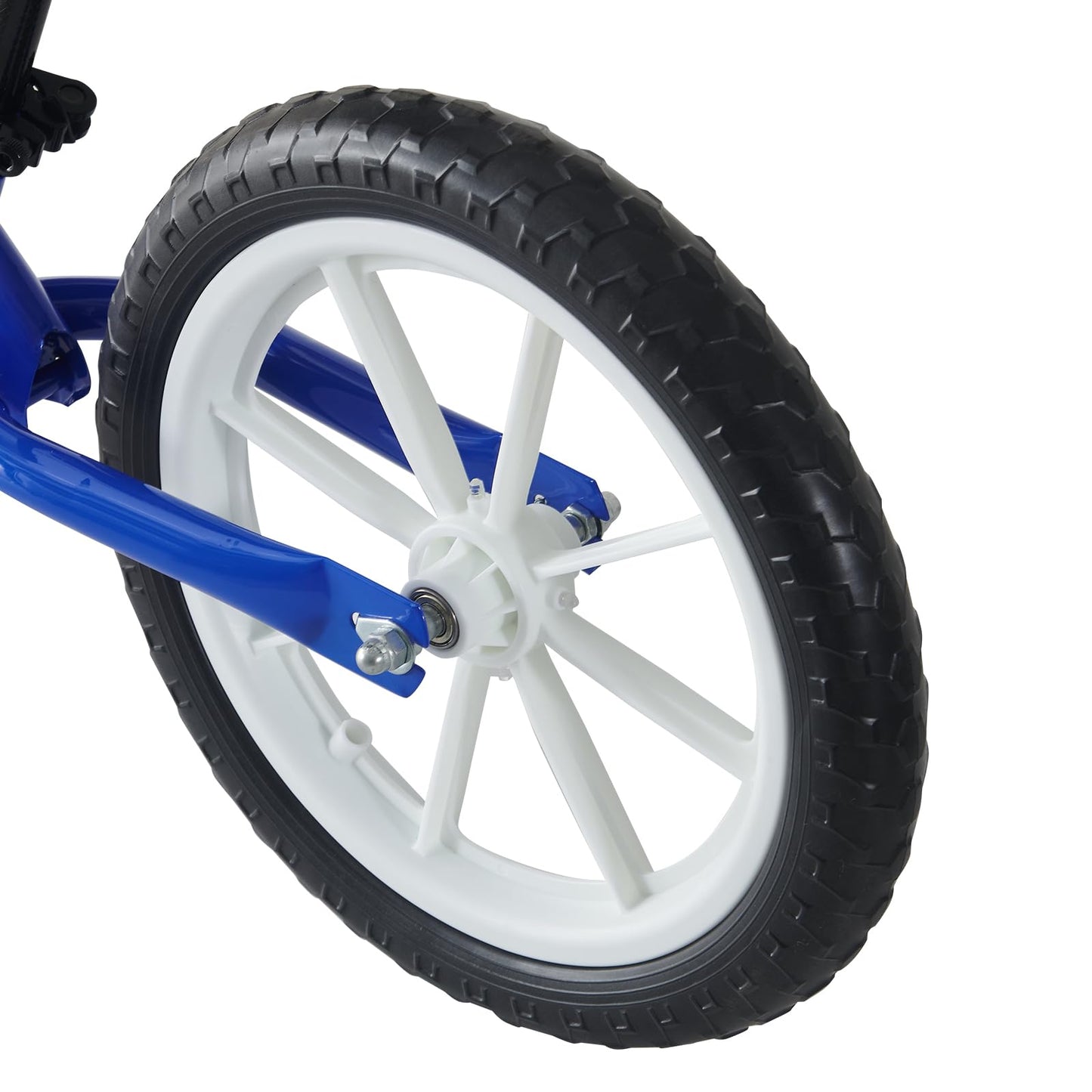 BSTSEL 12" Balance Bike For 2-6 Years Old Stride Walking Bike, With Adjustable Handlebar And Seat Wheel With Light No Pedal Training Bicycle Flat-Free Tires (12 inch Blue)