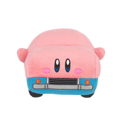 Soft plush Kirby toy from Together Plus, 19 cm tall, featuring Kirby's car mouth design, perfect for fans and collectors.