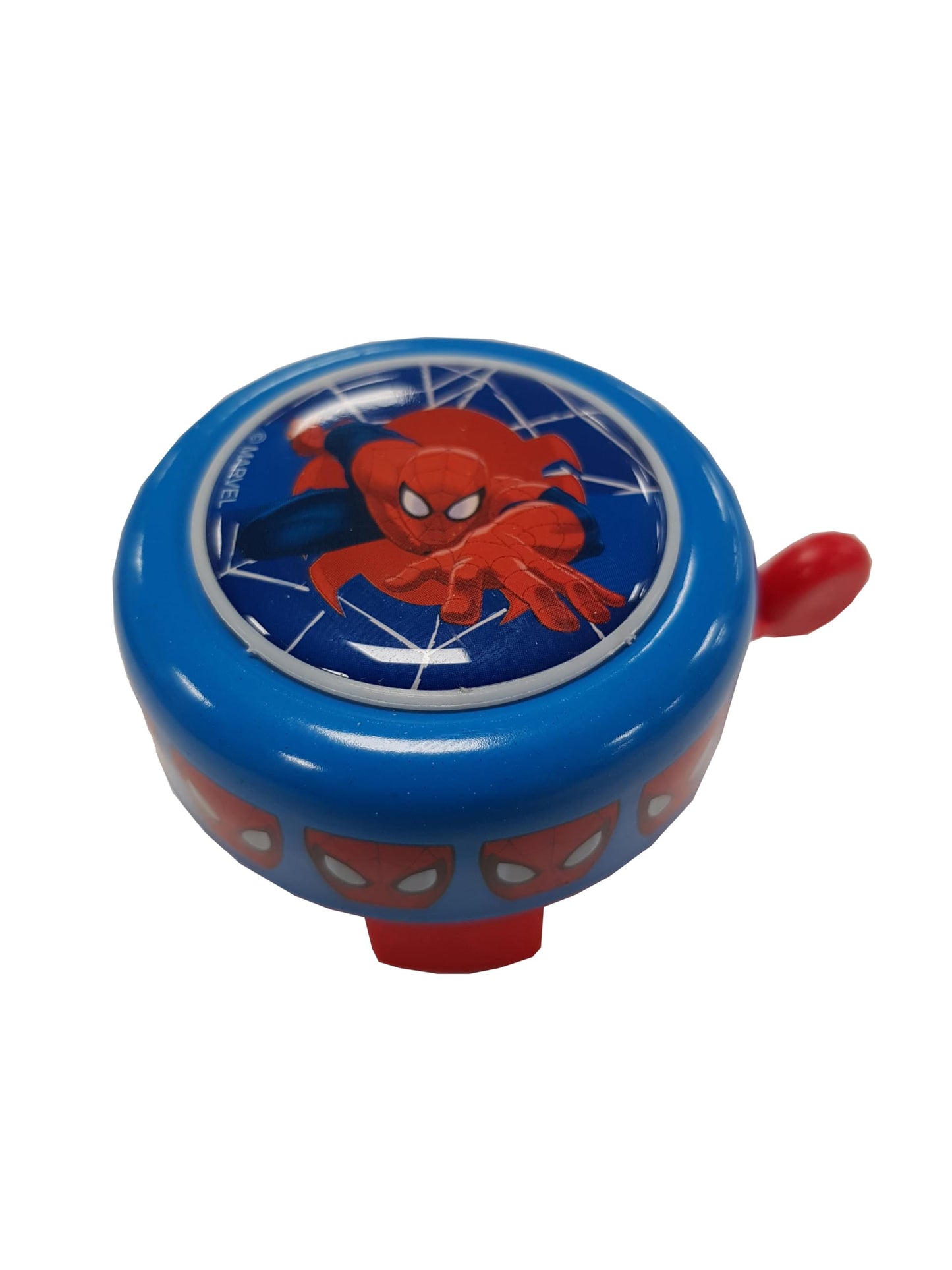 Marvel Spiderman Bike Bell Kids - Childrens Bicycle Bells with Loud Clear Ring, Easy Install Universal Fitting for Handlebars on Bikes, Trikes & Scooters, Ages 3+ Safety & Style Kids Bike Accessories
