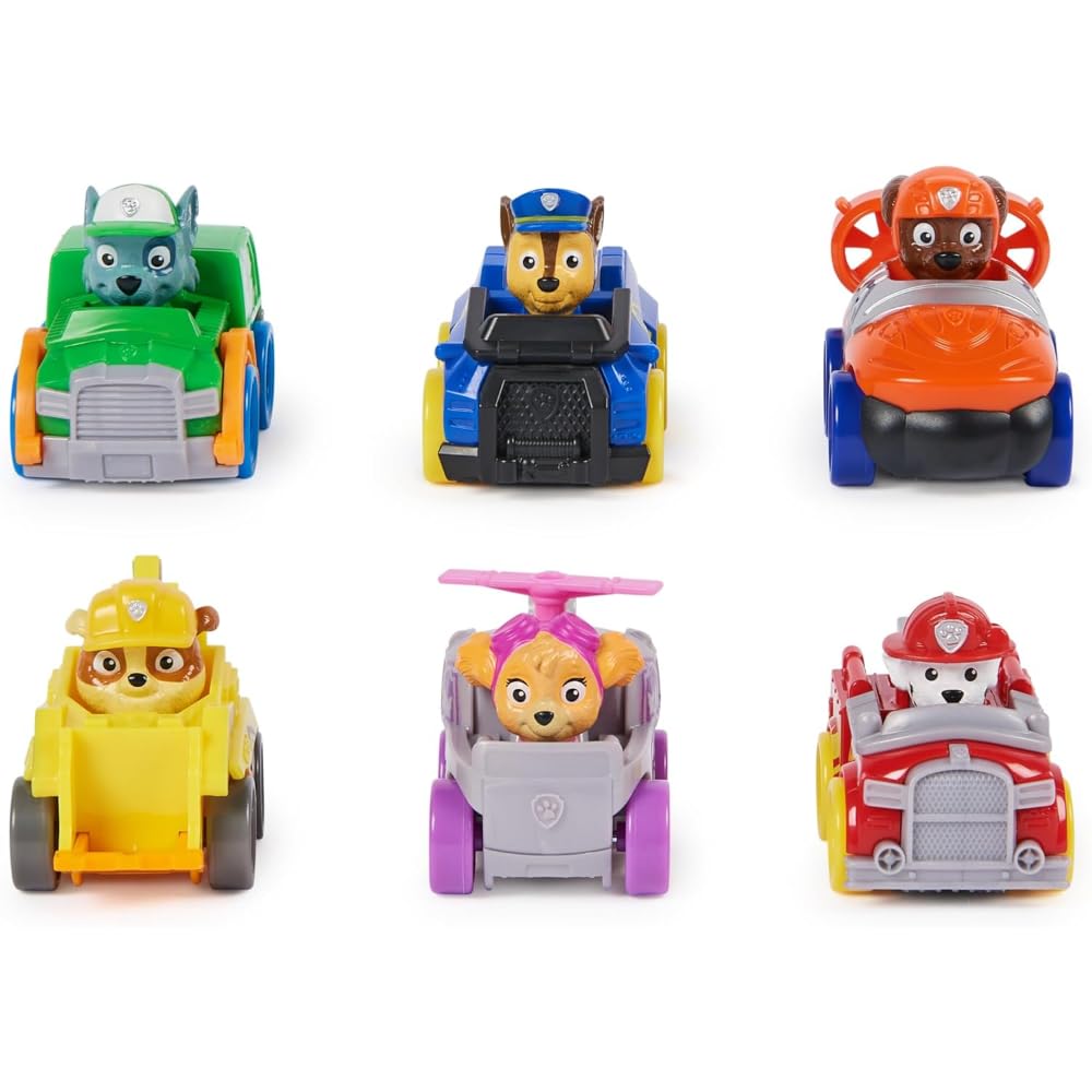 Paw Patrol: Pup Squad Racers, 6-Piece Vehicle Gift Set, Kids’ Toys for Boys & Girls Aged 3 and Up