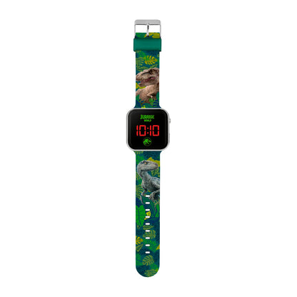 Jurassic World Universal Printed Strap LED Watch JRW4100