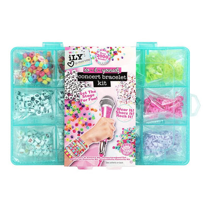 ILY Do-It-Yourself Concert Bracelet Kit, Make 2000+ Beaded Bracelets with Elastic Cords & Storage Case, DIY Jewellery Craft Kit for Girls, Perfect for Concerts, Parties & Gifts | Paladone
