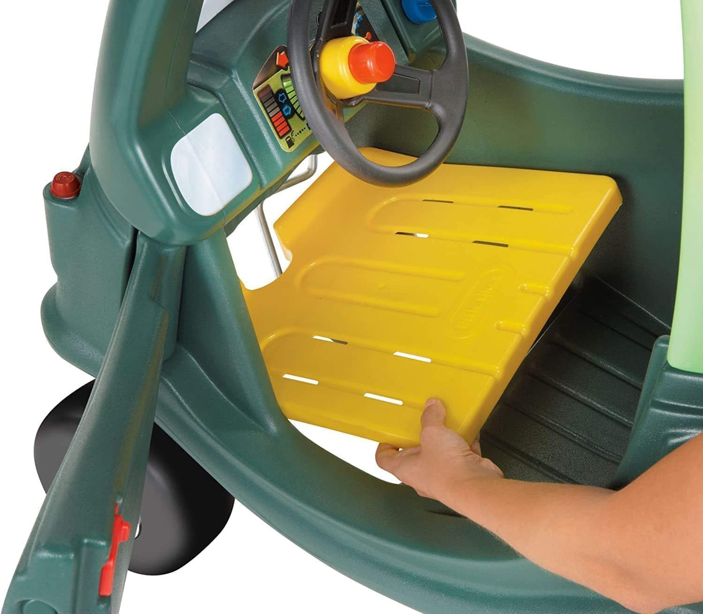 little tikes Cozy Coupe Dino - Ride On for Kids with Real Working Horn, Clicking Ignition Switch, & Fuel Cap - For Kids 18 Months - 5 years