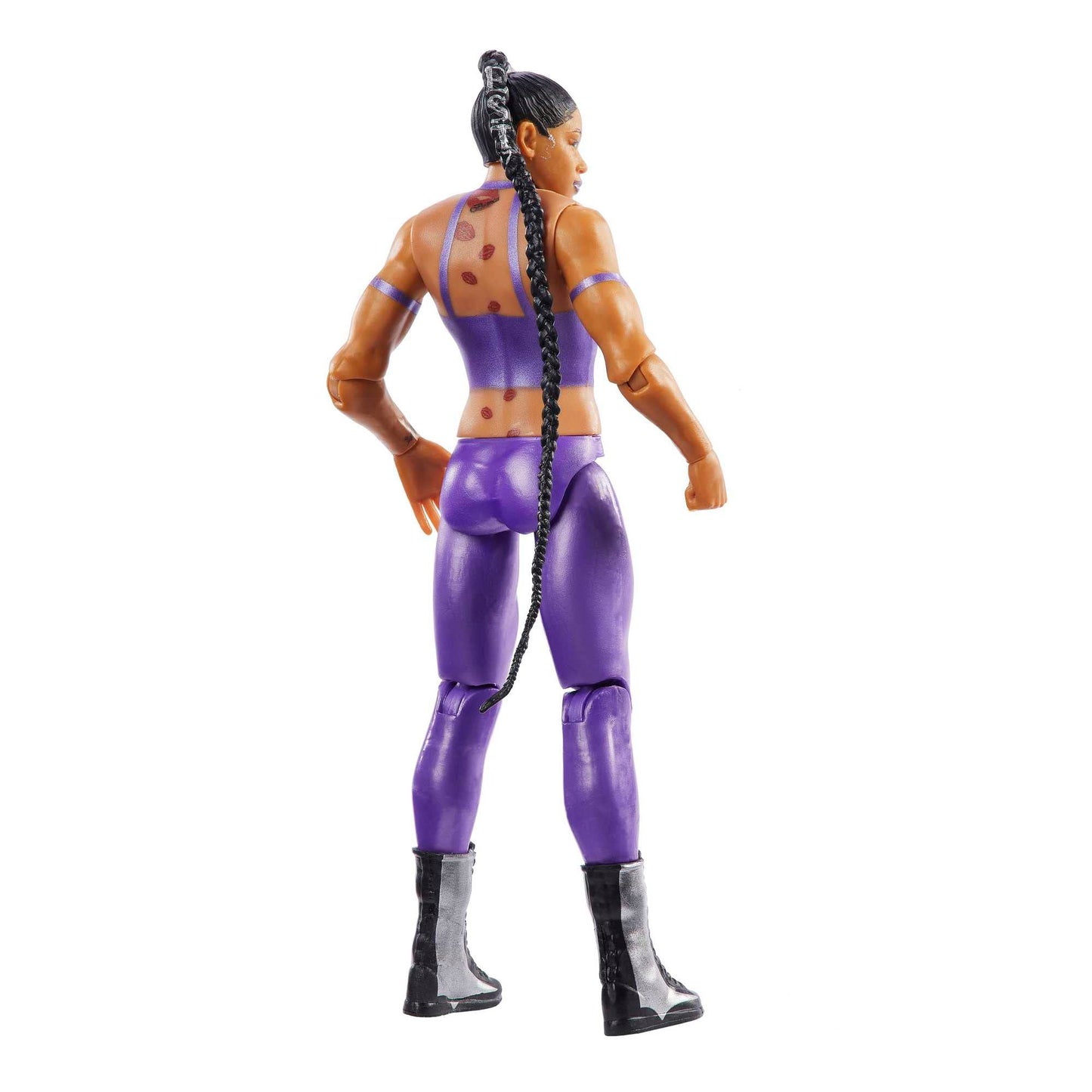 WWE Action Figure Bianca Belair WrestleMania Basics, Posable 6-inch Collectible for Ages 6 Years Old and Up, HKP82