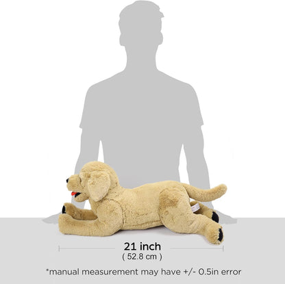 LotFancy Golden Retriever Teddy 53 cm, Large Dog Toys, Cuddly Dog Stuffed Animals Plush Toy, Gift for Kids Pets Girls, Christmas Toys