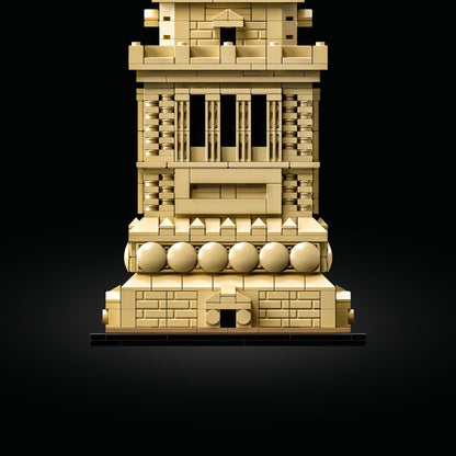 LEGO Architecture Statue of Liberty model kit showcasing intricate details for adults, ideal for home decor and creative activity.