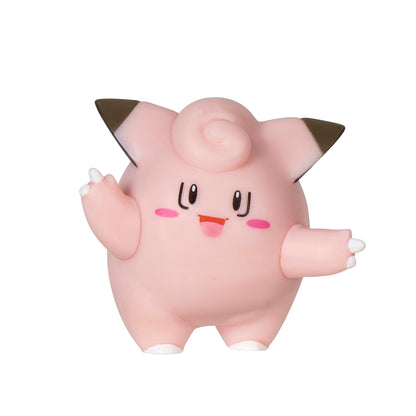 Pokémon Battle Figure 8 Pack featuring six 2-inch and two 3-inch figures, including Pikachu in vibrant colors.