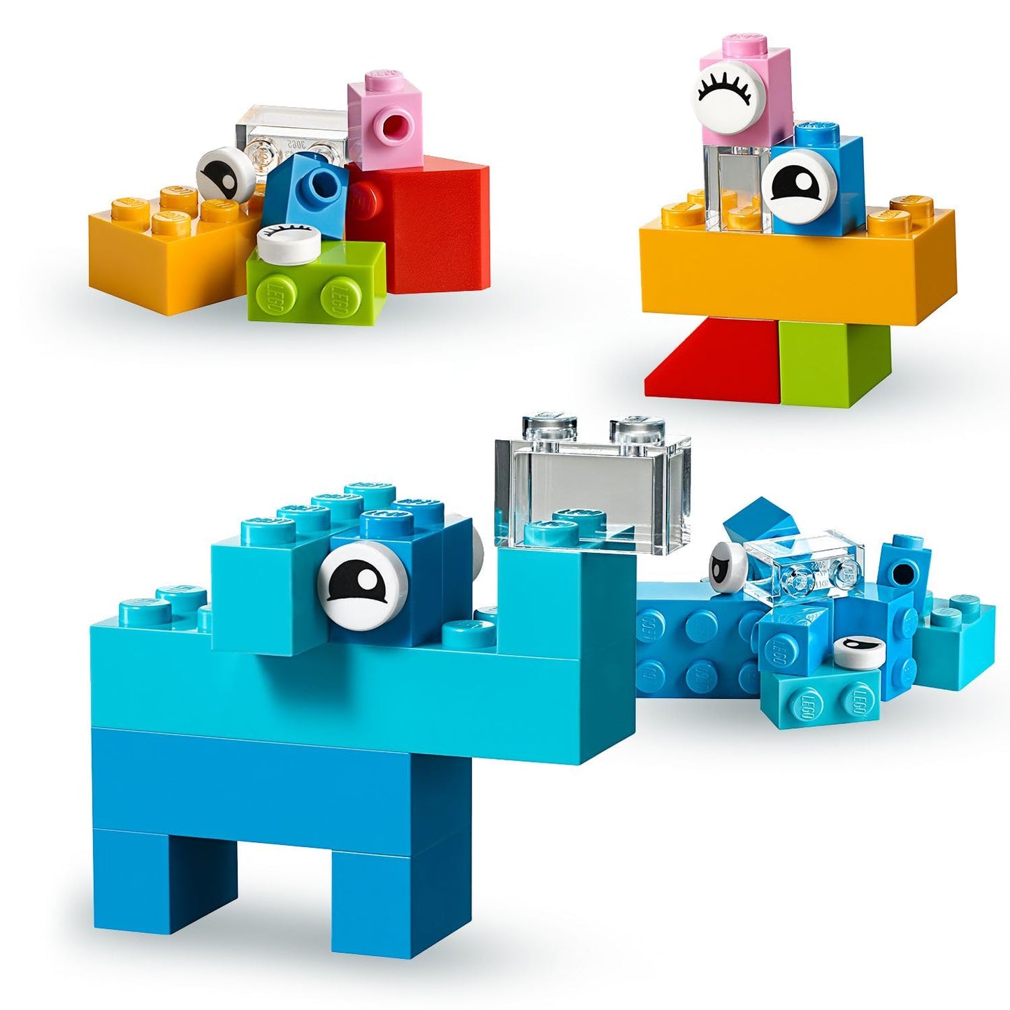 LEGO 10713 Classic Creative Suitcase with colorful building bricks, ideal toy storage for kids aged 4 and up.