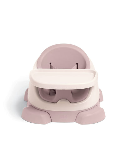 Mamas & Papas Baby Bug Booster Seat for Dining, Detachable Tray, Harness, Adjustable Seat and Non-Slip Feet, Blossom (Pink)