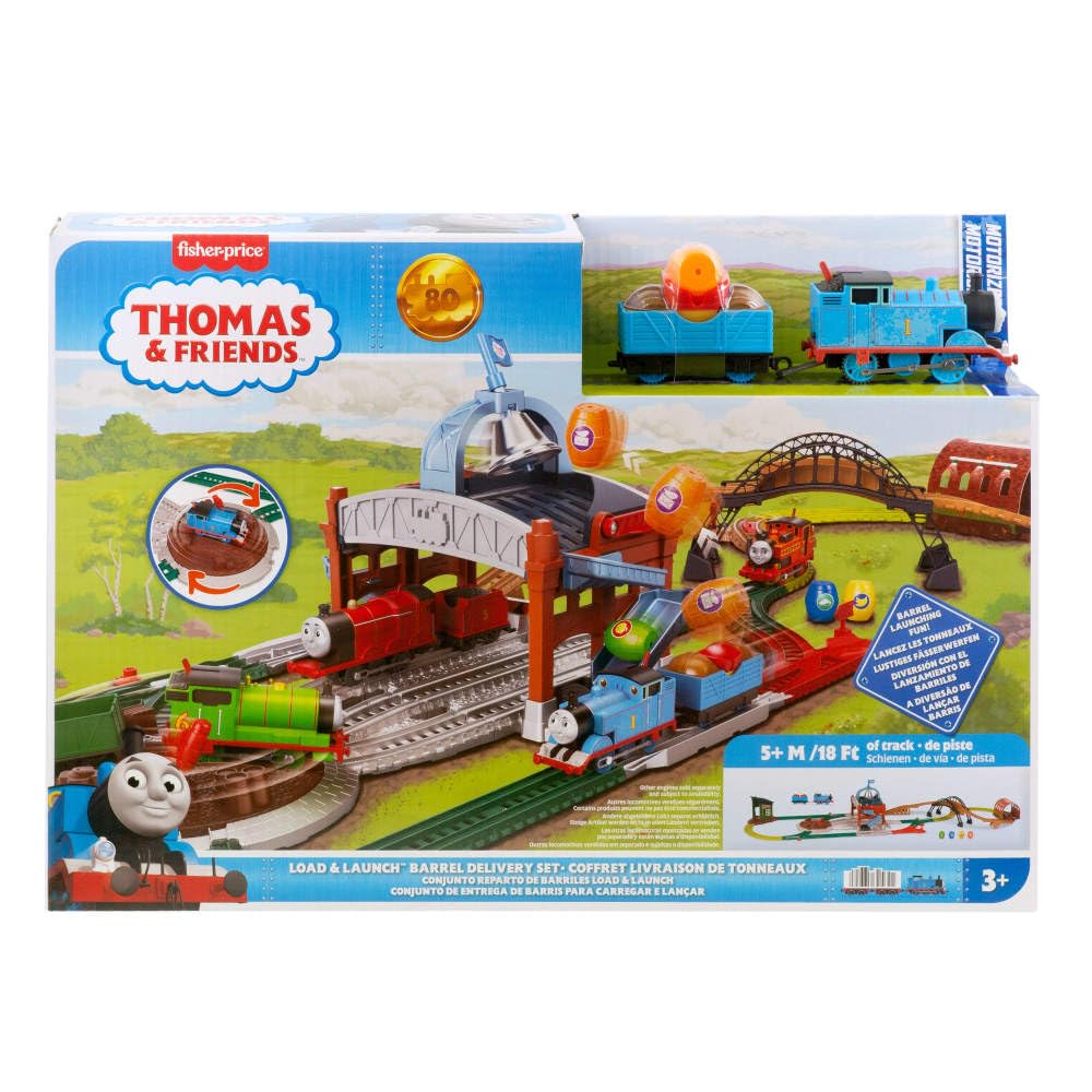 Thomas & Friends Motorised toy track. Delivery of barrels! For children from 3 years