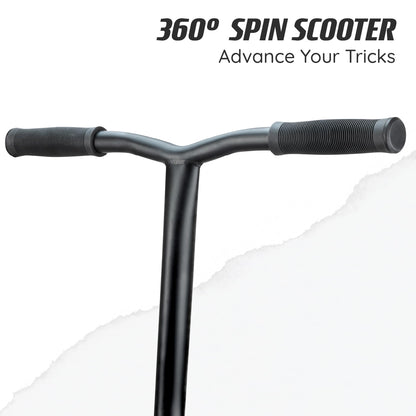 Osprey Stunt Scooter for Kids Ages 8-12, Freestyle Street Pro 360 Spin, Complete Trick With ABEC 5 Bearings, Green
