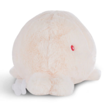 NICI 49176 Kuscheltier Robbe Boubelle weiß schlenkernd Phoque Cuddly GLUBSCHIS Seal 15cm White Dangling-Sustainable Made Plush, Cute Soft Toy to Cuddle and Play with, for Children & Adults, Gift idea