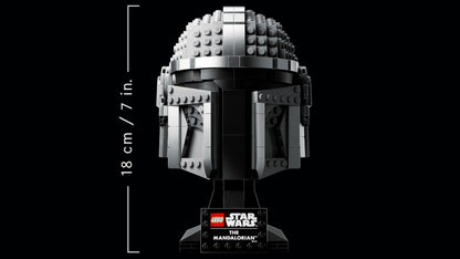 LEGO Star Wars The Mandalorian Helmet Model Building Kit, Collectible Display Set for Adults, Gift Idea for Men, Women, Him or Her 75328