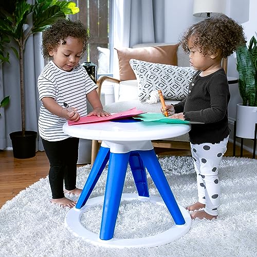 Baby Einstein Around We Grow 4-in-1 walker with activity center and table for babies 6 months and older, featuring colorful play elements.