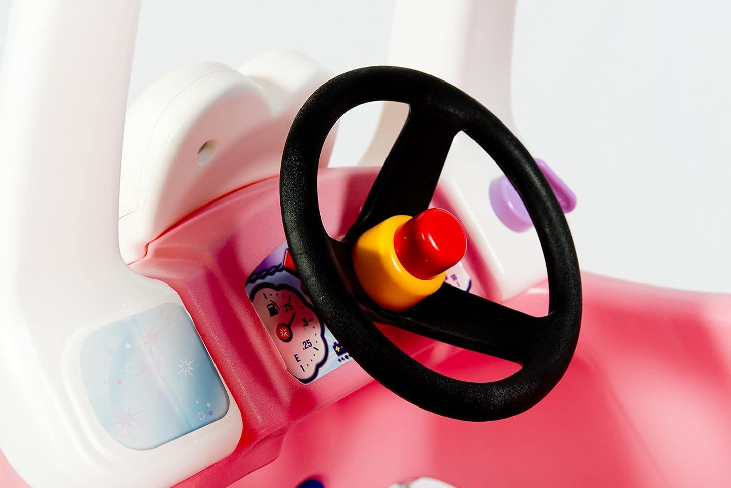 little tikes Princess Cozy Coupe Car - Ride-On with Real Working Horn, Clicking Ignition Switch, & Fuel Cap, 84 cm (H) x 72 cm (W) x 44 cm (D)