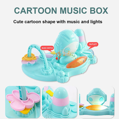 Ccarzzi baby walker for 6-18 months with foldable design, music, toys, food tray, adjustable heights, and removable seat cushion.
