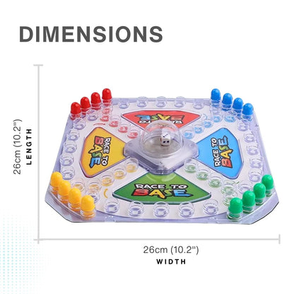 Navoys Race To Base - Fun Family Game for Kids and Adults, Race Back To Your Base Before You're Caught, Classic Board Games for 6, 7, 8+ Year Old Children