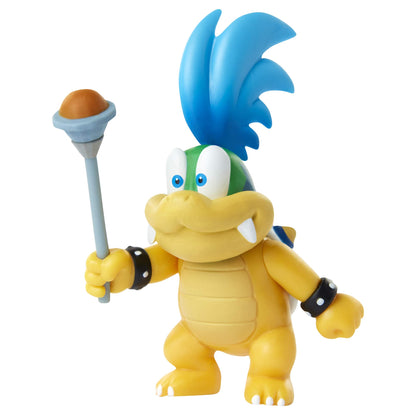 Super Mario World of Nintendo Wave 11 2.5-inch Larry Koopa figure on a plain background