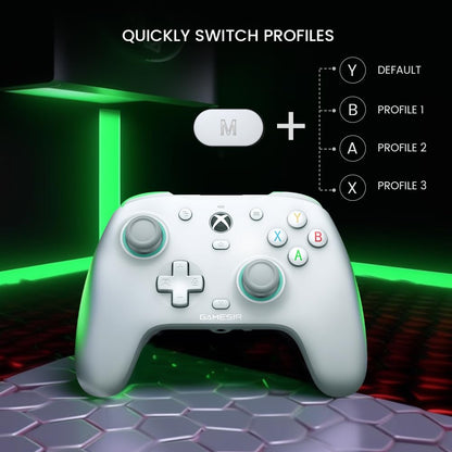 GameSir G7 SE Xbox One controller with hall effect sticks, wired PC gamepad, 3.5mm earphone port, programmable back buttons, for Windows and Xbox