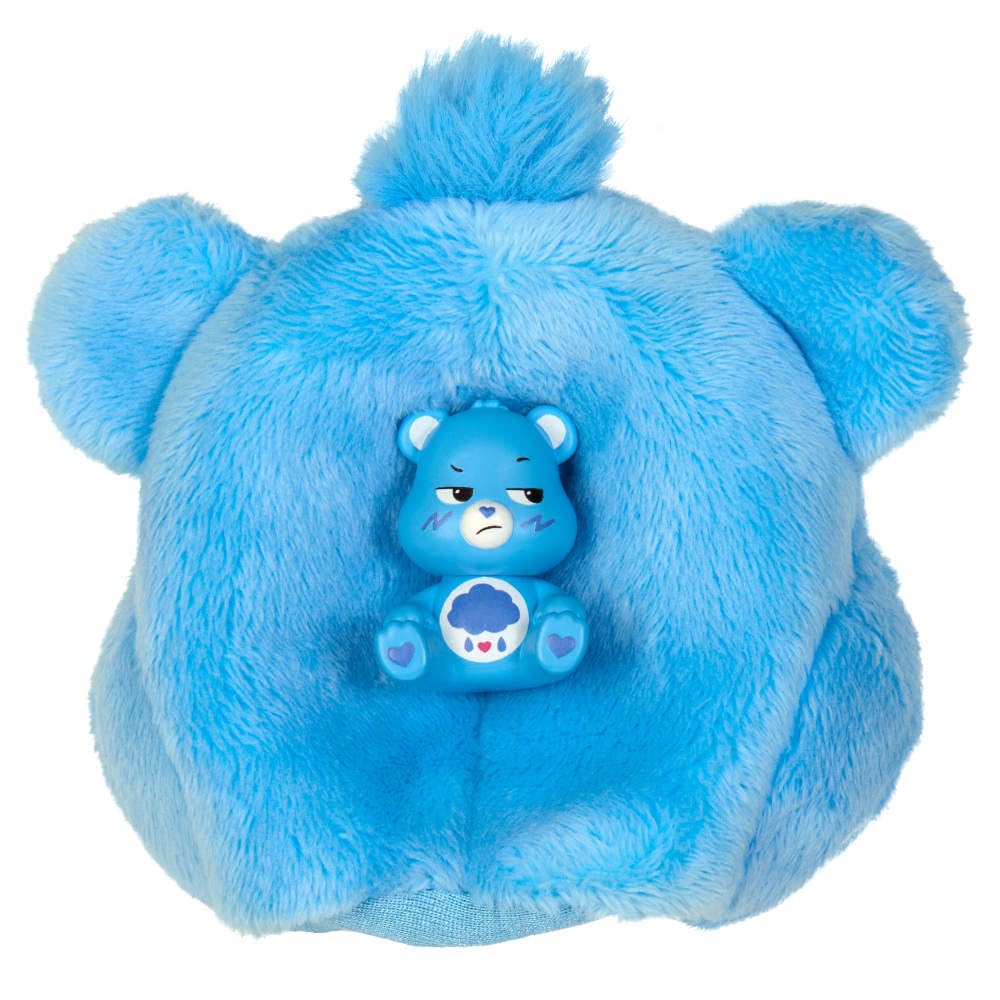 Barbie Cutie Reveal Care Bears Series Doll & Accessories Set with Grumpy Bear Plush Costume & 10 Surprises Including Color Change & Mini Bear, JCN96