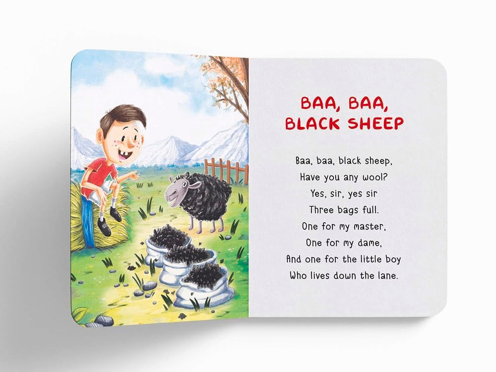 My First Padded Board Books of Nursery Rhymes: Illustrated Classic Nursery Rhymes (My First Book)