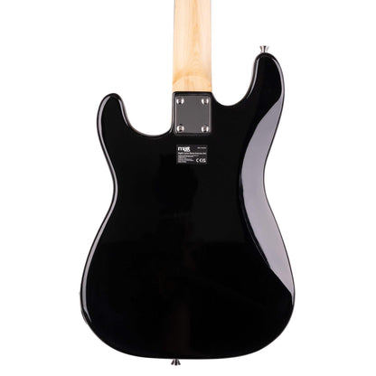 MAX GigKit Junior electric guitar starter pack with 3/4 size sunburst guitar, 20W amplifier, case, tuner, strings, picks, and strap.