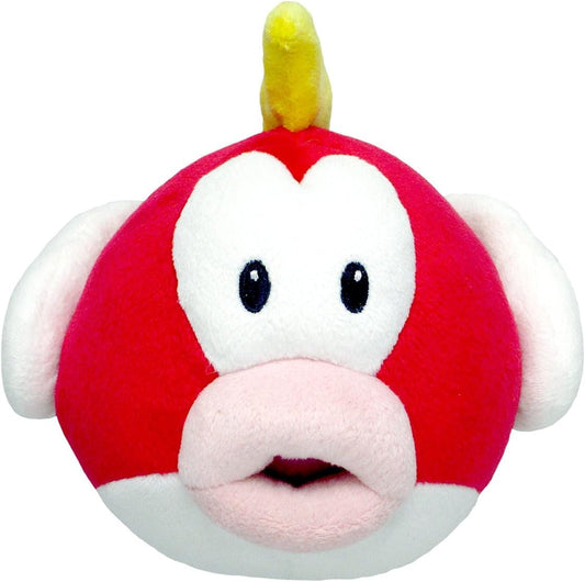 Together Plus Nintendo Cheep Cheep plush toy, 16cm, soft and colorful plush character from the Mario universe.
